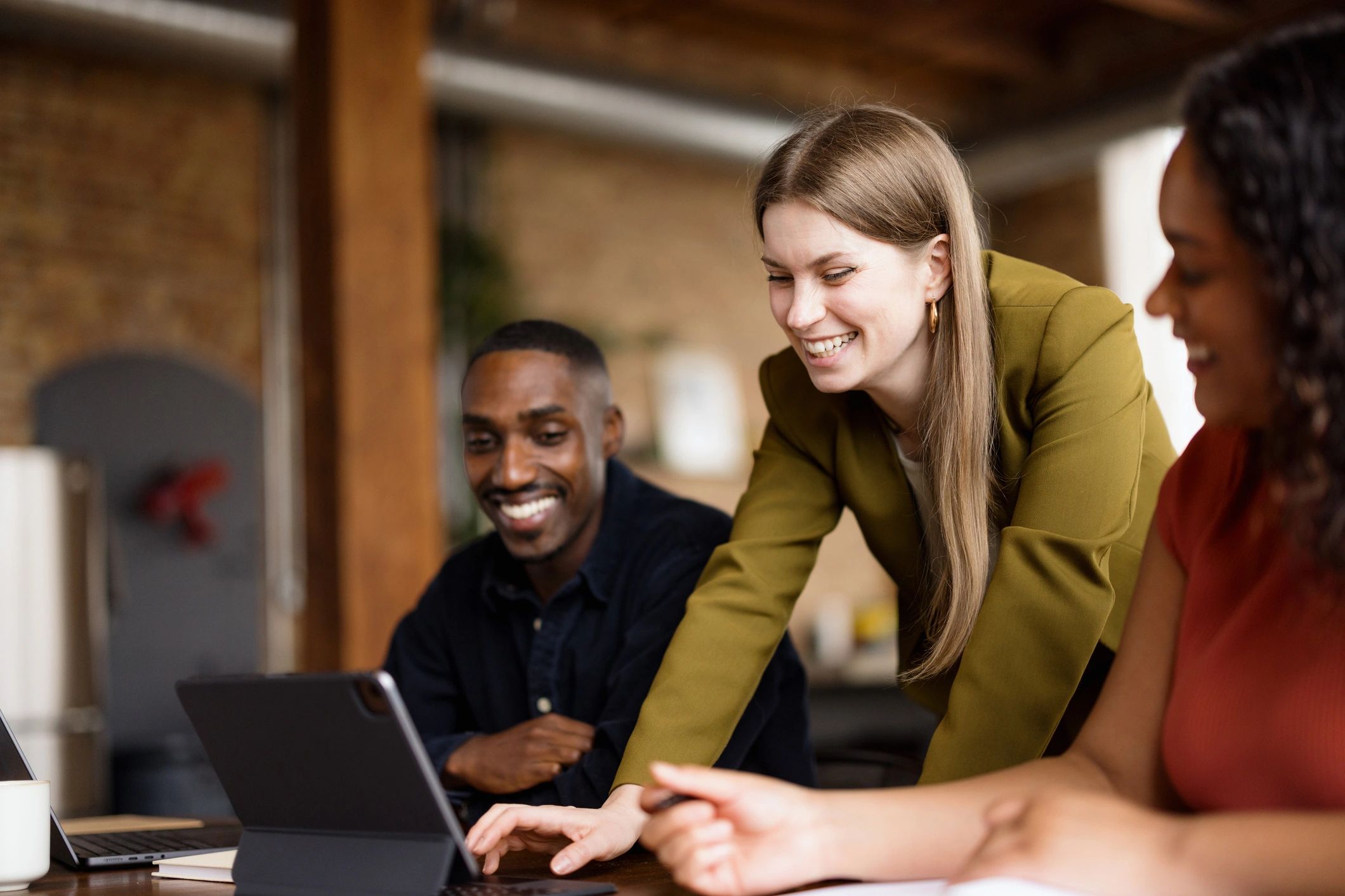 modern software team at work